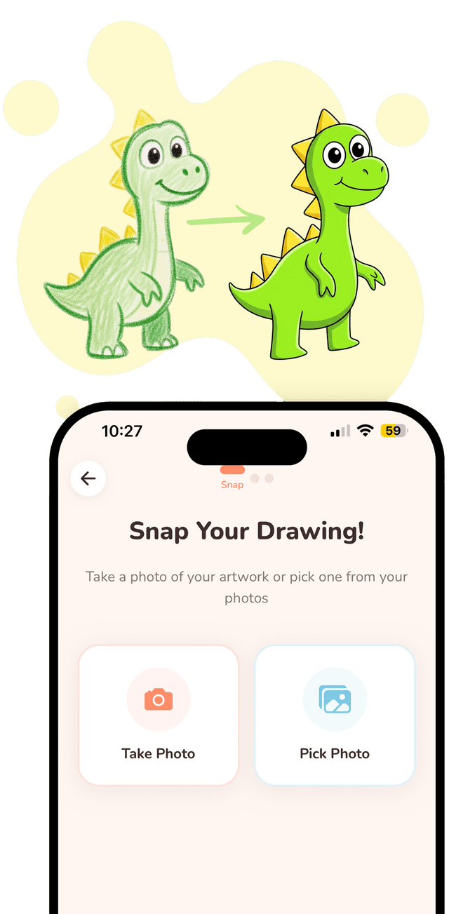 App snap screen